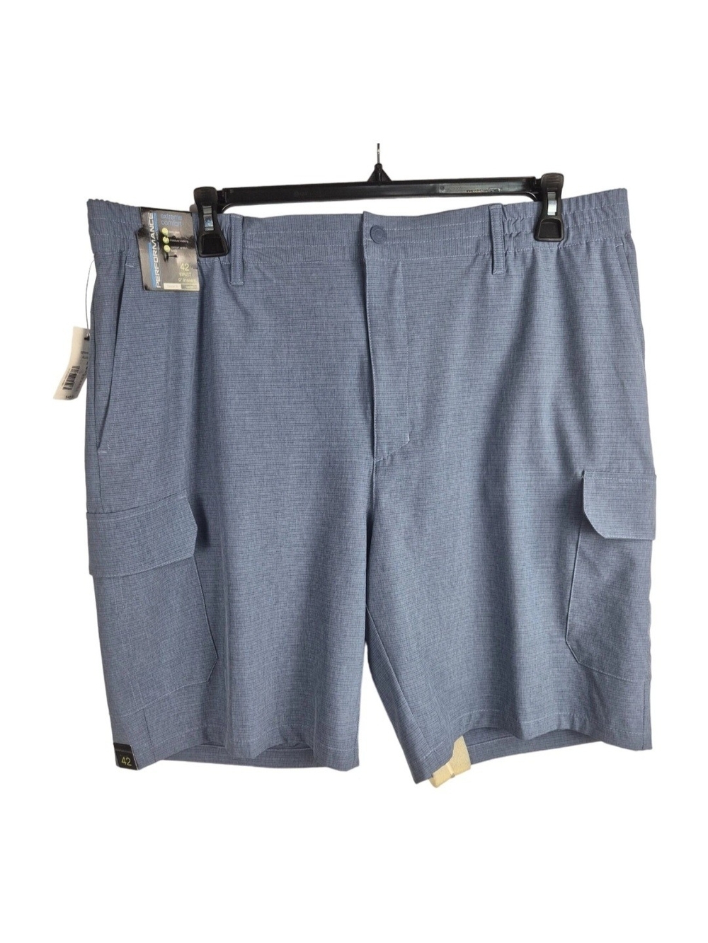 Roundtree Yorke Men's Shorts Size 42 Comfort Moisture Wicking Stretch Blue 09 - Picture 1 of 10